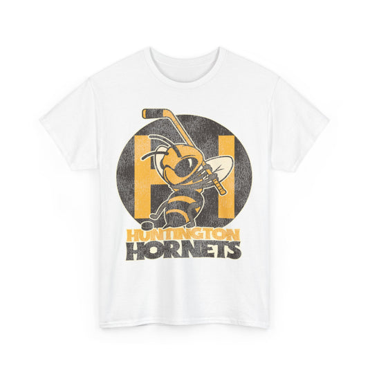 Huntington Hornets Hockey Team Nostalgic Logo T-shirt