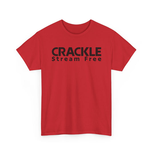 Crackle T-Shirt Defunct Streaming Service Stream Free Entertainment Platform Tee