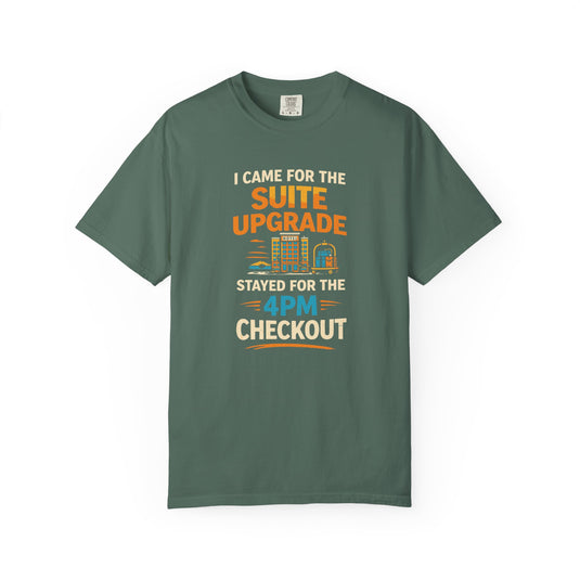 Suite Upgrade Late Checkout Credit Card Points Miles T-shirt