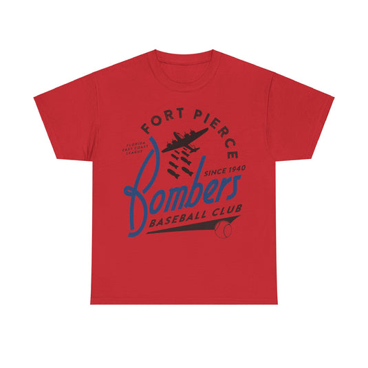 Fort Pierce Bombers Est 1940 Florida Baseball T-shirt