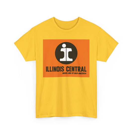 Illinois Central Main Line Mid-America Railroad Logo Train T-Shirt