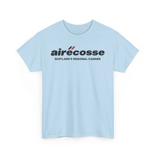 Airecosse Scotland's Regional Carrier Vintage Airline Logo Aviation T-shirt