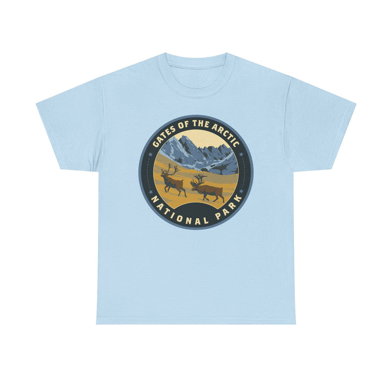 Load image into Gallery viewer, Gates of the Arctic National Park Alaska Round Logo T-shirt
