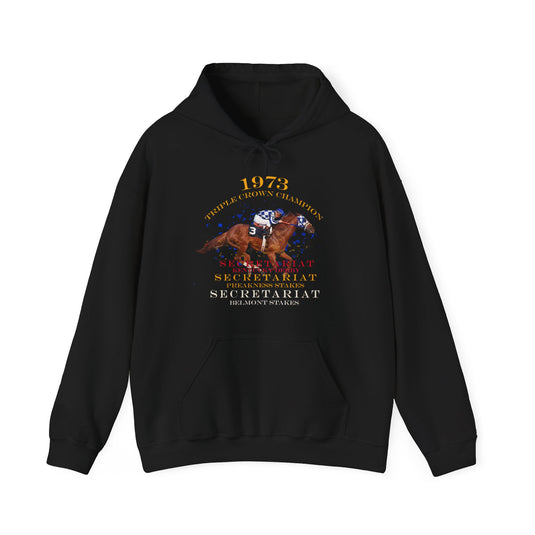 Triple Crown Champion Secretariat 1973 Nostalgic Pullover Hoody