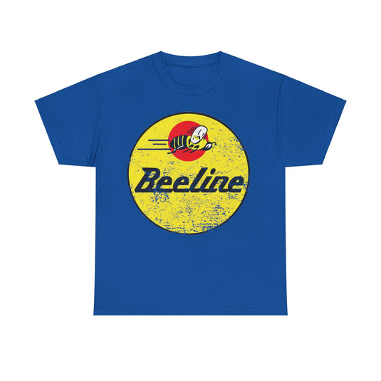 Bee Line Gas Station Logo Sign Car T-shirt