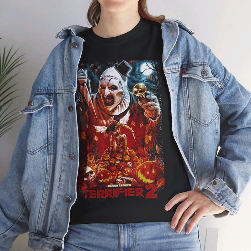 Load image into Gallery viewer, Terrifier 2 Horror Slasher Movie T-shirt
