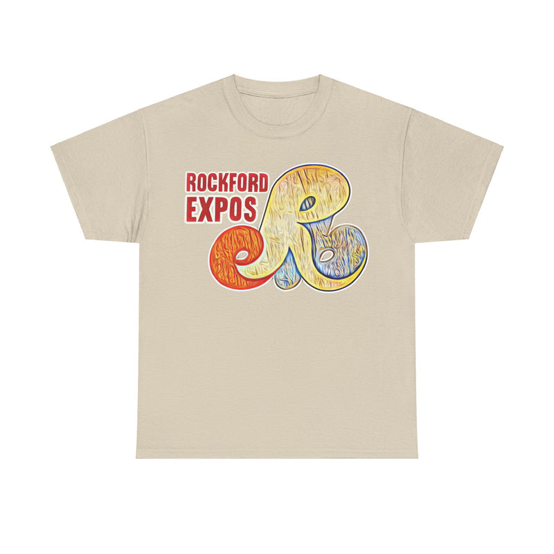 Load image into Gallery viewer, Rockford Expos Logo Illinois Baseball T-shirt
