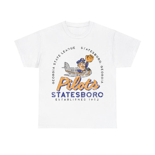 Statesboro Pilots Est 1952 Georgia Baseball T-shirt