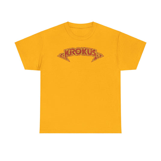 Krokus Swiss Heavy Metal Rock Band Logo T-shirt
