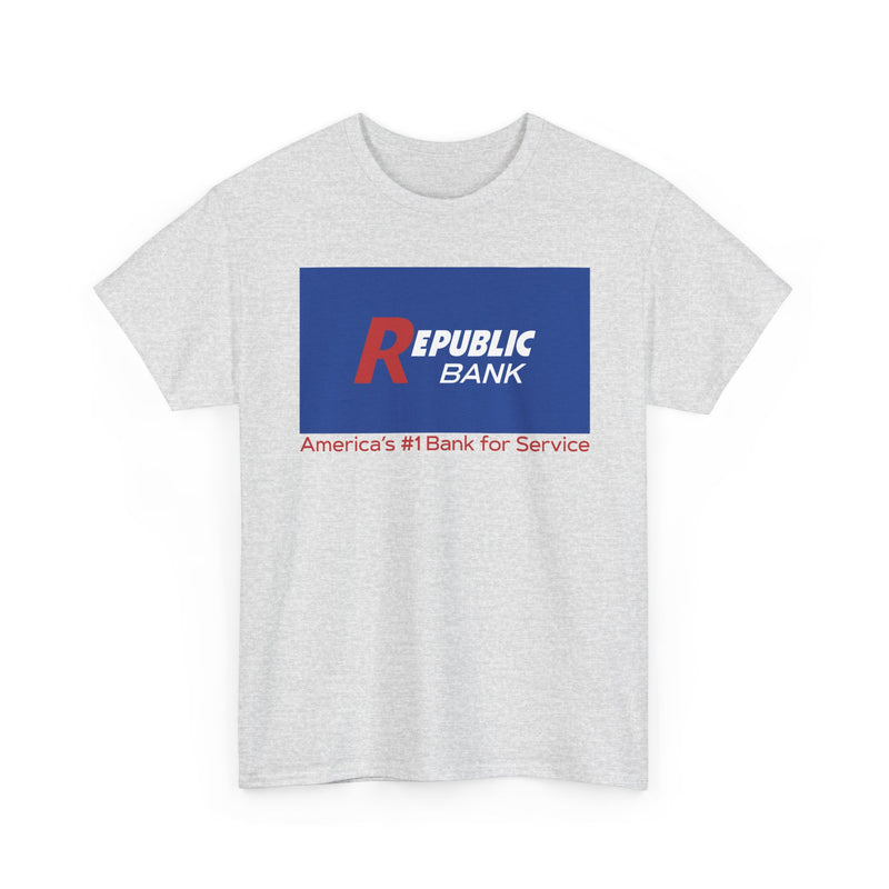 Load image into Gallery viewer, Republic Bank America&#39;s #1 Bank For Service T-Shirt Financial Logo
