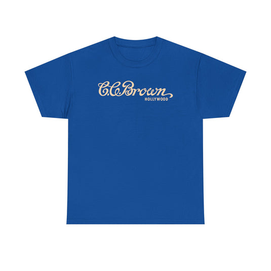 C.C. Brown's Hollywood T-Shirt - Ice Cream Parlor Industry Defunct Logo Tee