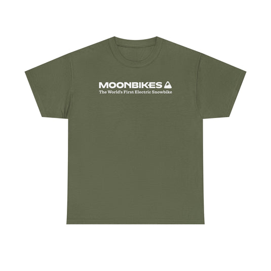 MoonBikes T-Shirt Bankrupt Electric Snowbike Company Defunct Logo Tee
