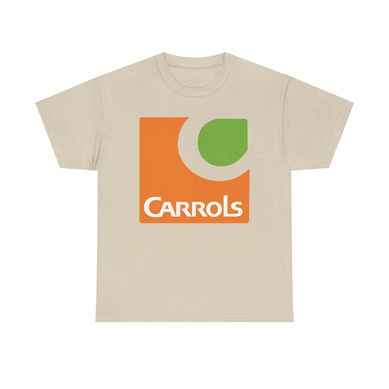 Load image into Gallery viewer, Carrols Restaurant Group T-Shirt - Fast Food Industry Defunct Logo Tee

