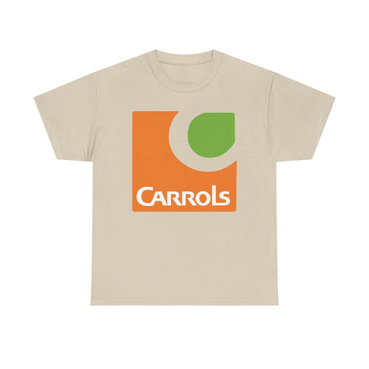 Carrols Restaurant Group T-Shirt - Fast Food Industry Defunct Logo Tee