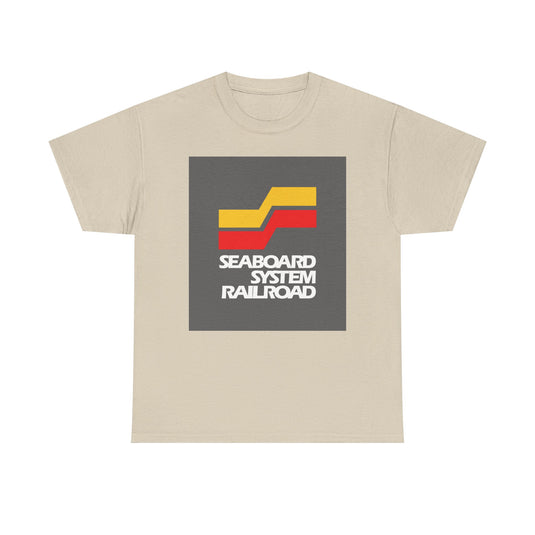 Seaboard System Railroad Logo Vintage Train Railway T-Shirt