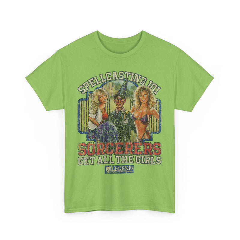 Load image into Gallery viewer, Spellcasting 101 Sorcerers Get All the Girls 1990 Adventure Video Game T-shirt
