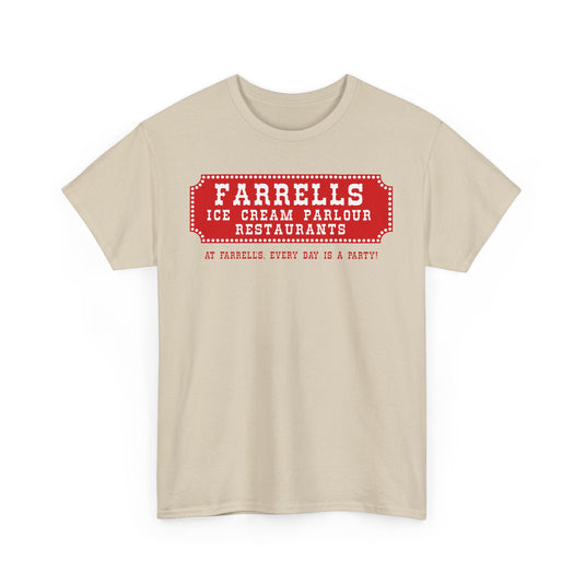 Farrells Ice Cream Parlour Restaurant Chain Vintage Logo T-Shirt