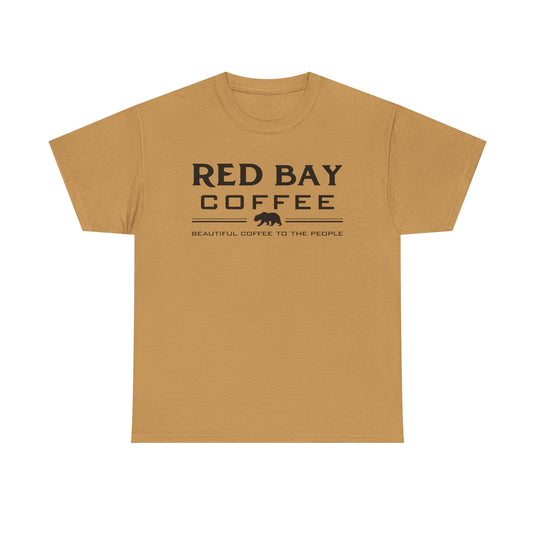 Red Bay Coffee T-Shirt Defunct Coffee Roaster Bankrupt Company Logo Tee