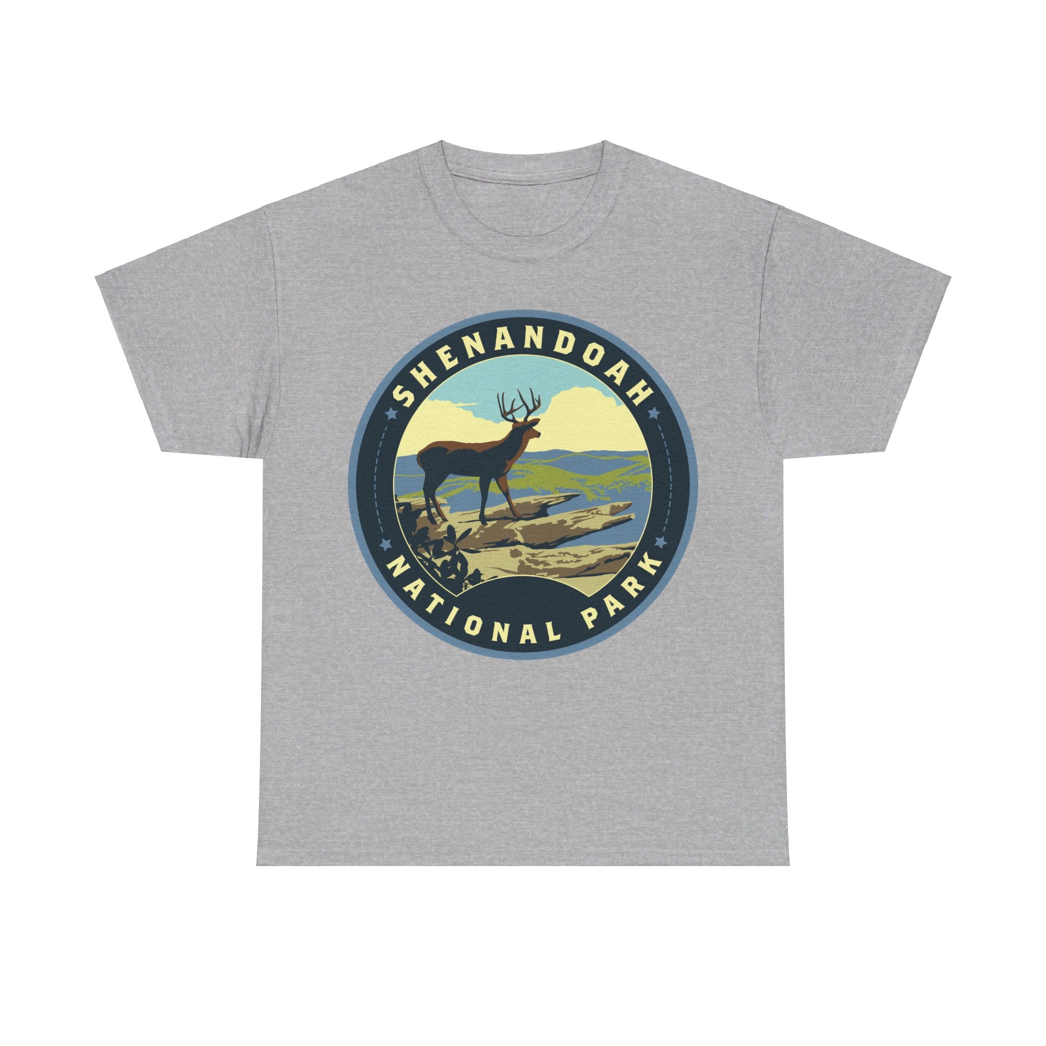 Shenandoah National Park Virginia Round Logo T-shirt – Fizzled Brands