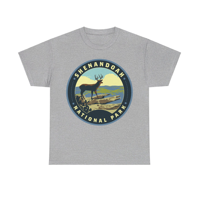 Shenandoah National Park Virginia Round Logo T-shirt