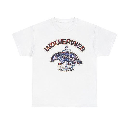 Anchorage Wolverines Alaska Hockey T-shirt