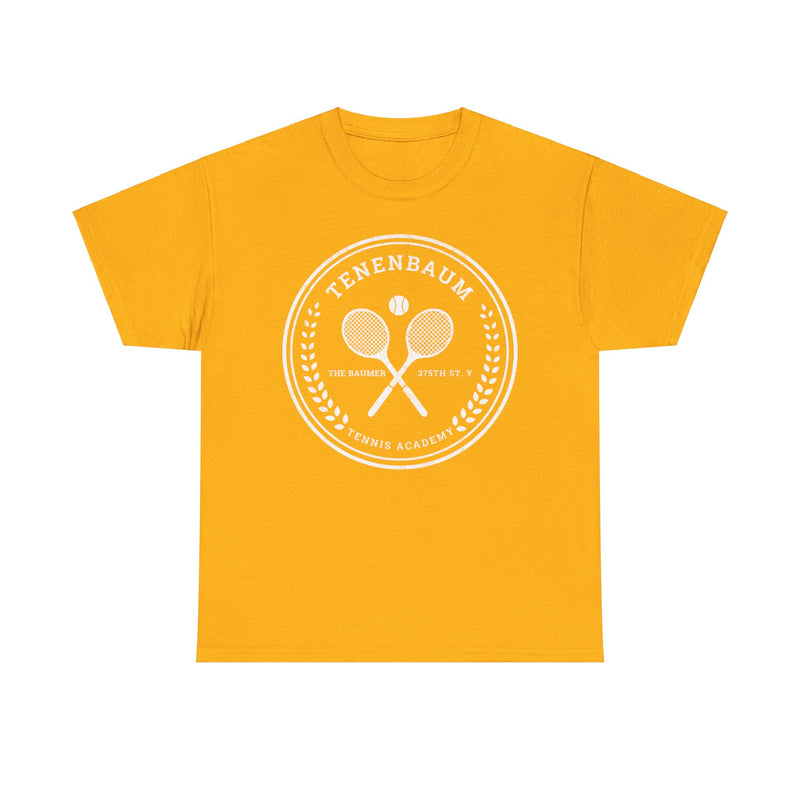 Load image into Gallery viewer, Tenenbaum Tennis Academy - The Tenenbaums Comedy Movie 2001 Racket Logo T-shirt
