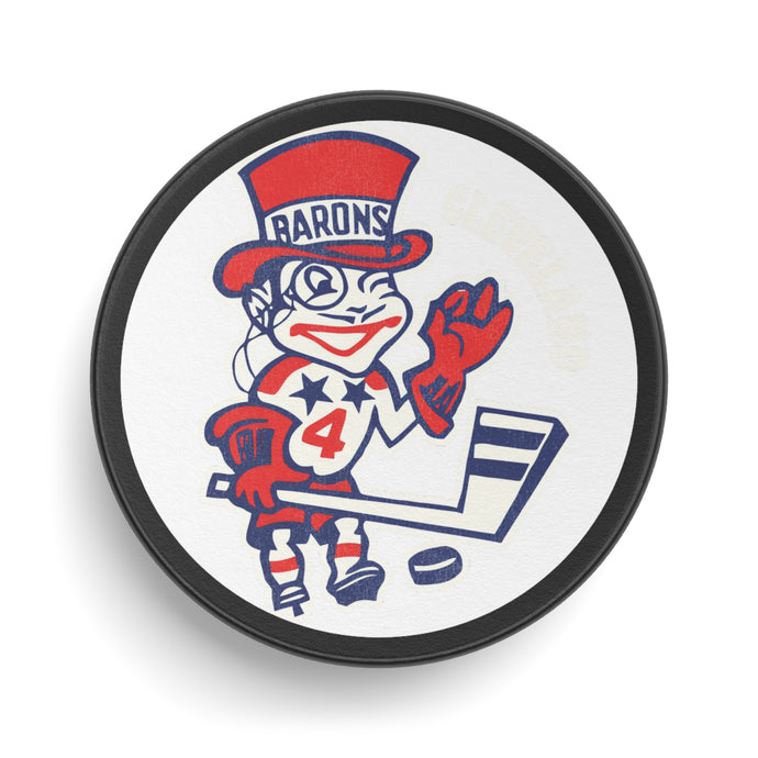 Cleveland Barons Ohio Mascot Hockey Puck