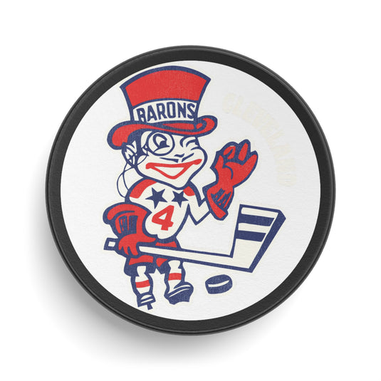 Cleveland Barons Ohio Mascot Hockey Puck