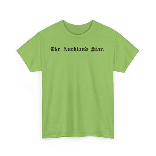 The Auckland Star Vintage Newspaper Logo New Zealand T-Shirt