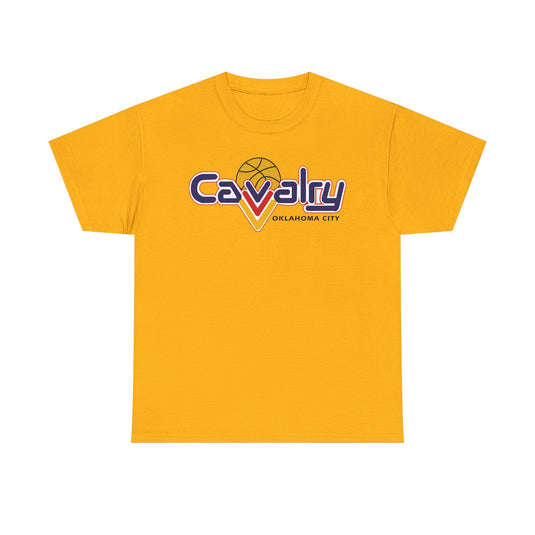 Oklahoma City Cavalry 1990-1997 CBA Basketball T-shirt