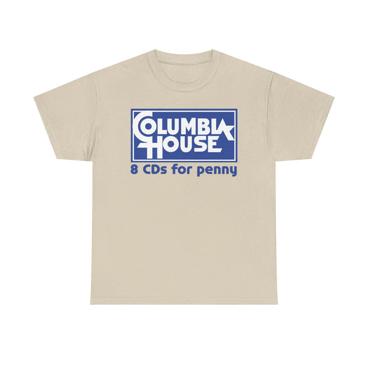 Columbia House 8 CDs for Penny Retro 90s Nostalgia T-Shirt