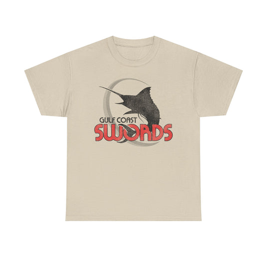 Gulf Coast Swords Hockey Team Nostalgic Logo T-shirt