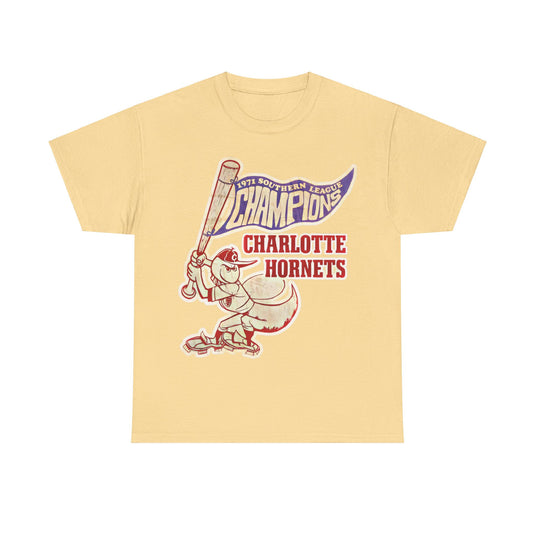 Charlotte Hornets 1971 Southern League Baseball T-shirt