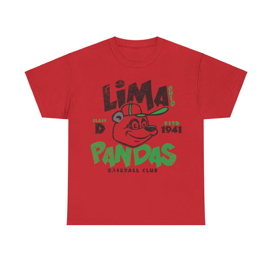 Lima Pandas Est 1941 Ohio Baseball T-shirt