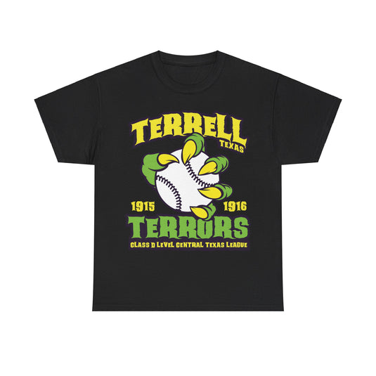 Terrell Terrors Est 1915 Texas Baseball T-shirt