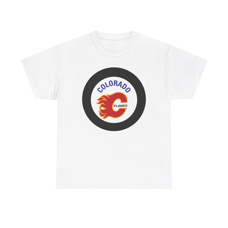 Load image into Gallery viewer, Colorado Flames Central Hockey League &#39;82-&#39;84 T-shirt
