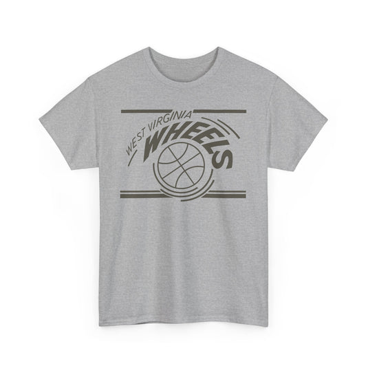 West Virginia Wheels Basketball 1978 All-American Alliance T-shirt