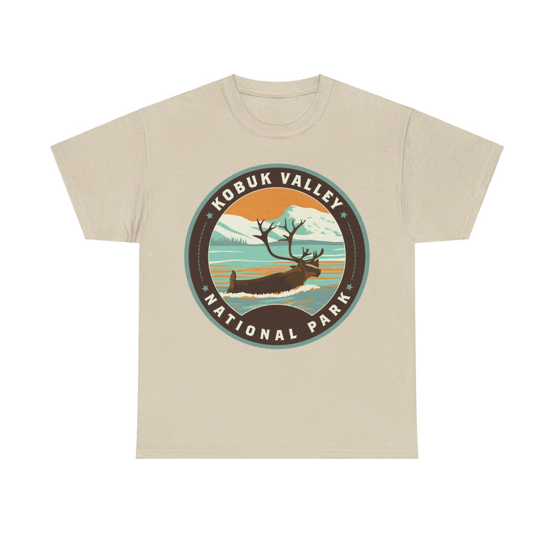 Load image into Gallery viewer, Kobuk Valley National Park Alaska Round Logo T-shirt
