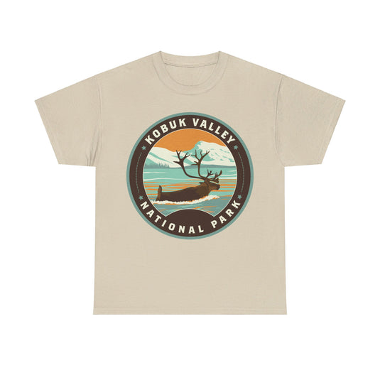 Kobuk Valley National Park Alaska Round Logo T-shirt