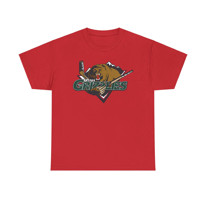 Utah Grizzlies Logo Hockey Team T-shirt