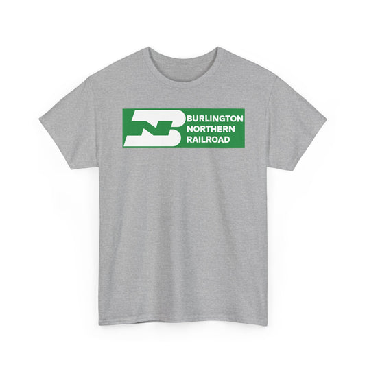 Burlington Northern Railroad Vintage Train Railway Logo T-Shirt