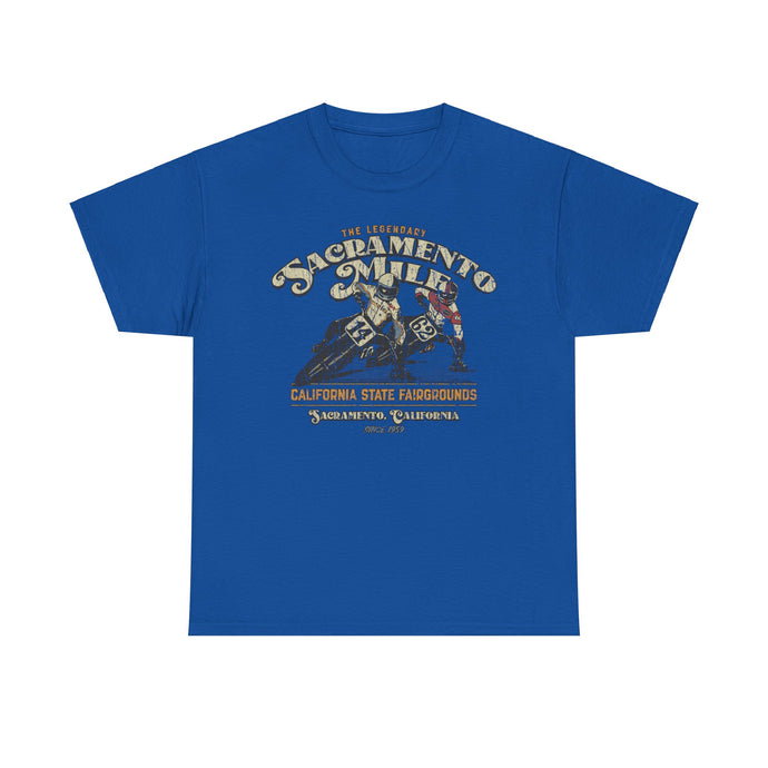 The Legendary Sacramento Mile 1959 California Motorcycle Racing T-shirt