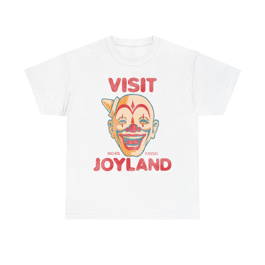 Visit Joyland Amusement Park 1949 Wichita Kansas Theme Park Clown T-shirt