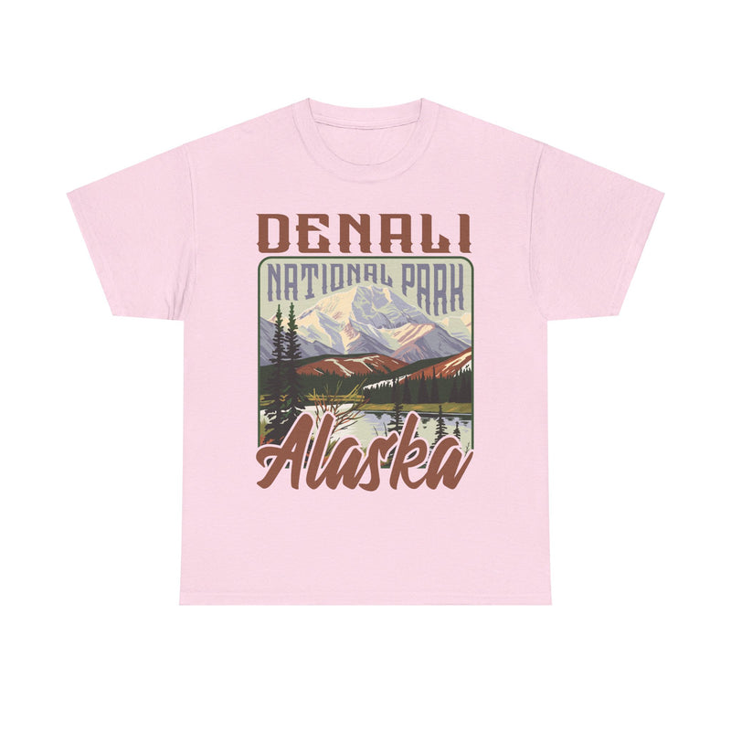 Load image into Gallery viewer, Denali National Park Alaska Poster Print T-shirt
