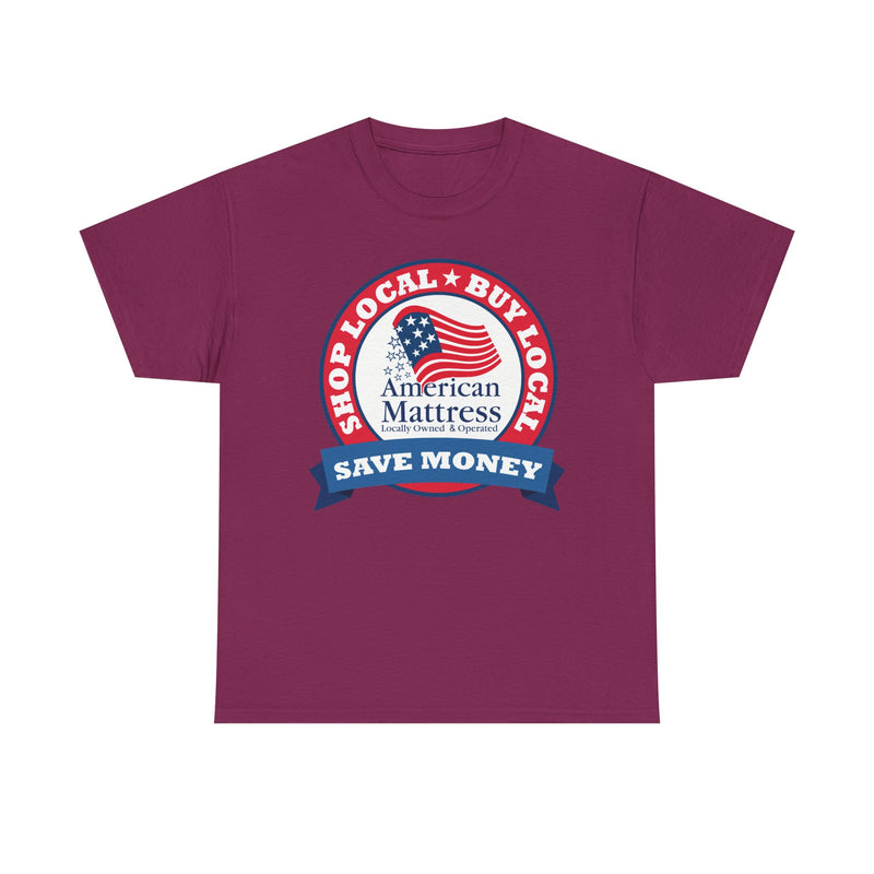 Load image into Gallery viewer, American Mattress Shop Local T-Shirt - Retail Industry Logo Tee
