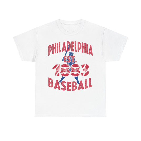 Philadelphia Baseball Est 1883 Nostalgic Retro Baseball Team T-shirt