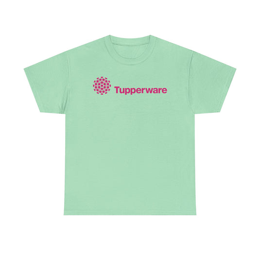 Tupperware Brands T-Shirt Bankrupt Kitchen Storage Company Logo Tee