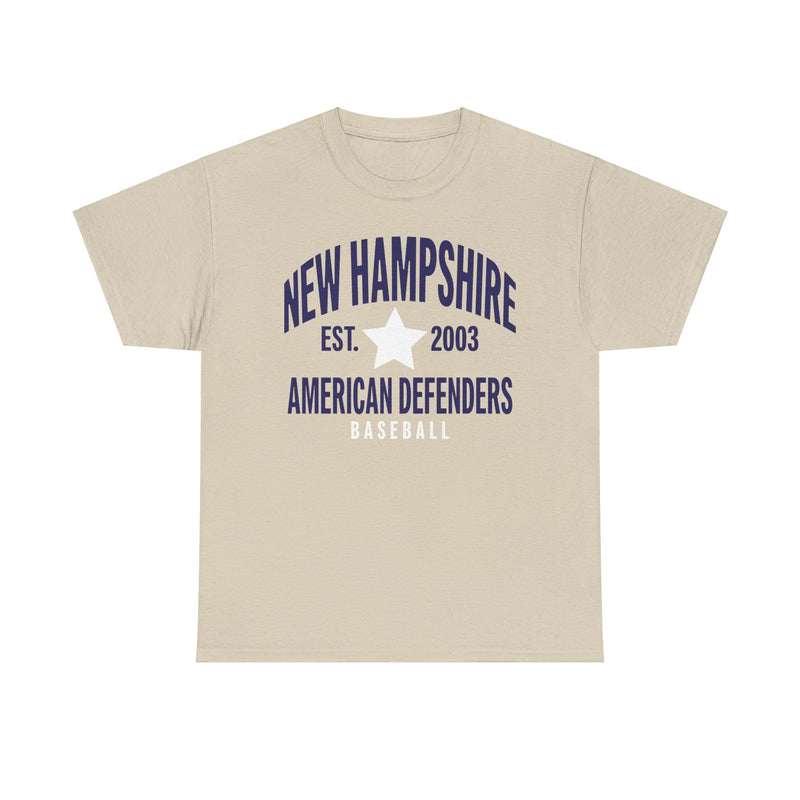 Load image into Gallery viewer, American Defenders of New Hampshire Est 2003 Baseball T-shirt
