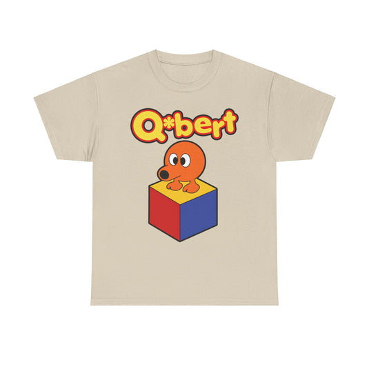 Qbert Logo Video Game Nostalgic T-shirt