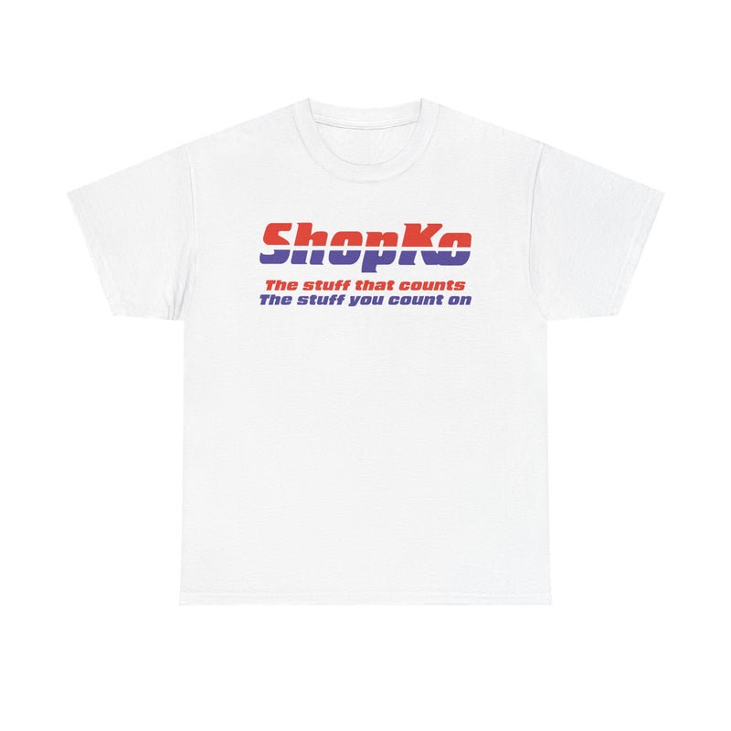Load image into Gallery viewer, ShopKo The Stuff That Counts Orange Blue Logo Department Store T-shirt
